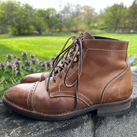 BLKBRD Luchador Service Boot in Horween Natural Chromexcel