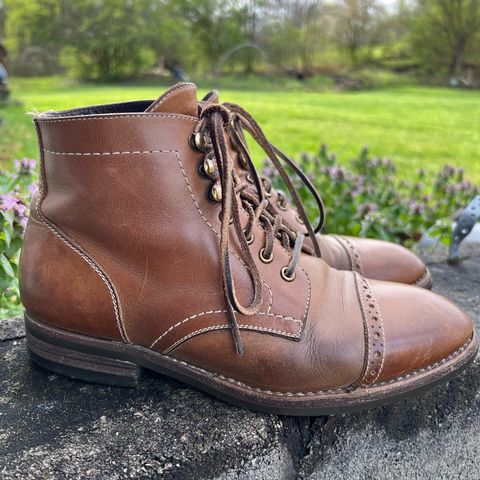 BLKBRD Luchador Service Boot in Horween Natural Chromexcel