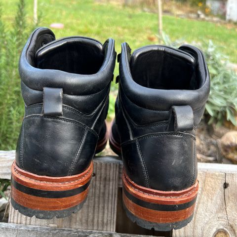 BLKBRD Bulwark Trek Boot in Horween Black Chromexcel