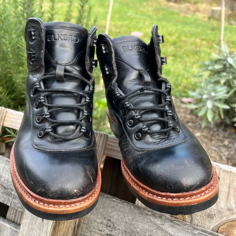 BLKBRD Bulwark Trek Boot in Horween Black Chromexcel