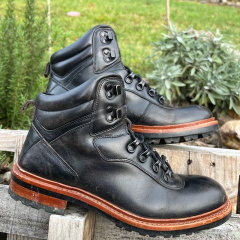 BLKBRD Bulwark Trek Boot in Horween Black Chromexcel