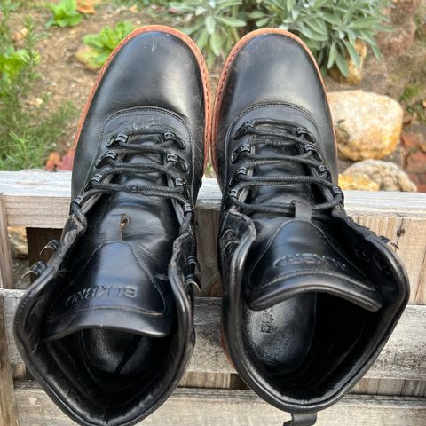 BLKBRD Bulwark Trek Boot in Horween Black Chromexcel