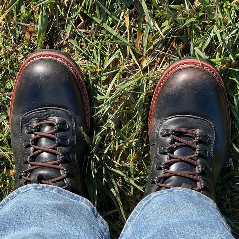 BLKBRD Bulwark Trek Boot in Horween Black Chromexcel