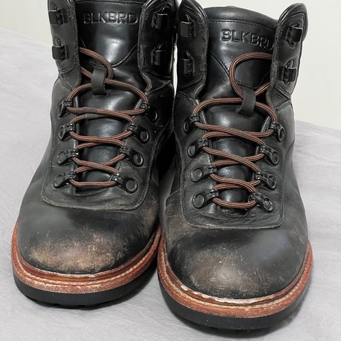 BLKBRD Bulwark Trek Boot in Horween Black Chromexcel