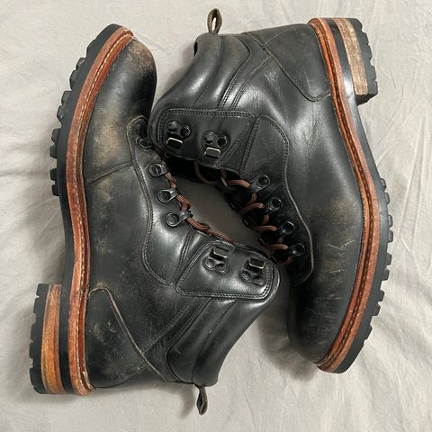 BLKBRD Bulwark Trek Boot in Horween Black Chromexcel