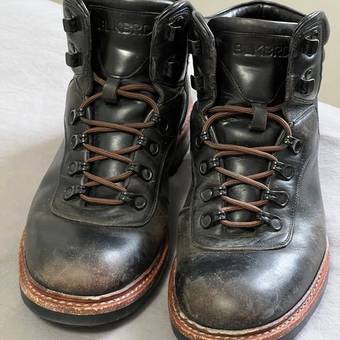 BLKBRD Bulwark Trek Boot in Horween Black Chromexcel