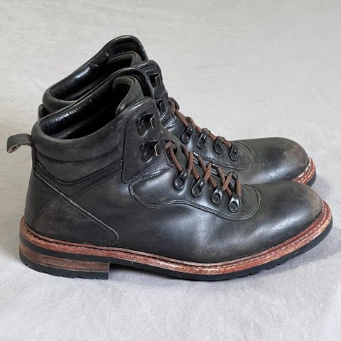 BLKBRD Bulwark Trek Boot in Horween Black Chromexcel