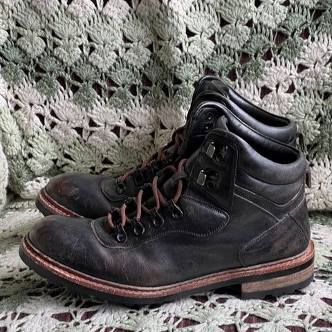 BLKBRD Bulwark Trek Boot in Horween Black Chromexcel