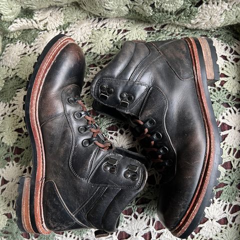 BLKBRD Bulwark Trek Boot in Horween Black Chromexcel