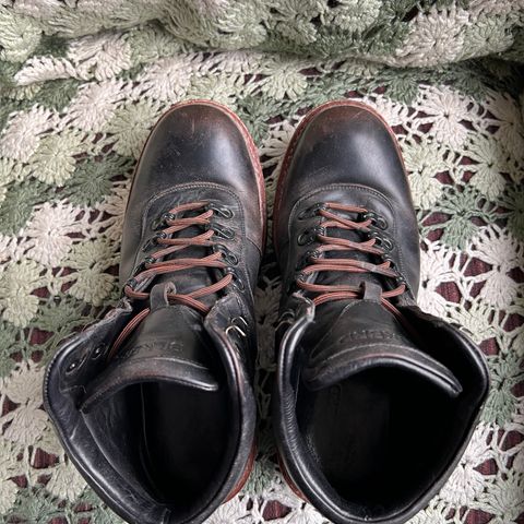 BLKBRD Bulwark Trek Boot in Horween Black Chromexcel