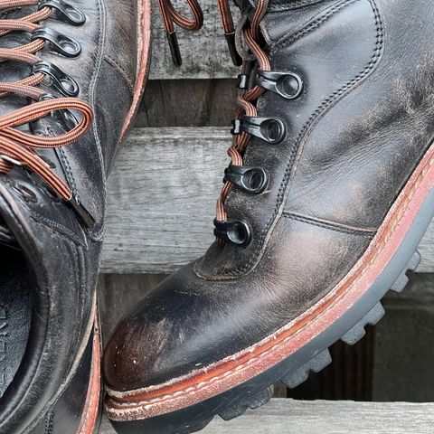 BLKBRD Bulwark Trek Boot in Horween Black Chromexcel