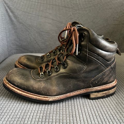 BLKBRD Bulwark Trek Boot in Horween Black Chromexcel