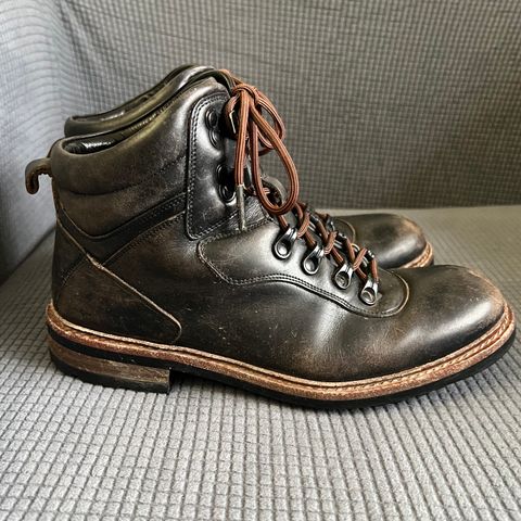 BLKBRD Bulwark Trek Boot in Horween Black Chromexcel