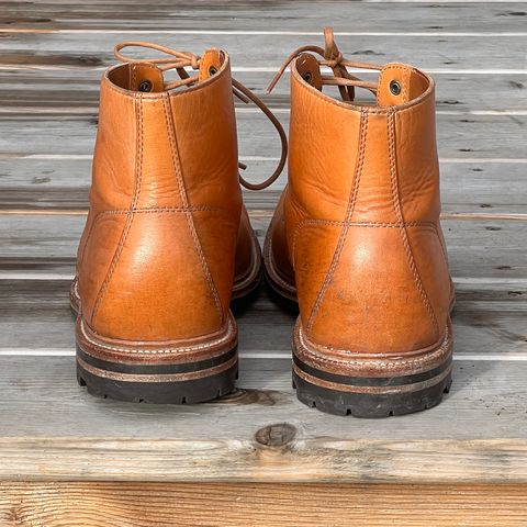 View photo of Grant Stone Brass Boot in Horween English Tan Essex