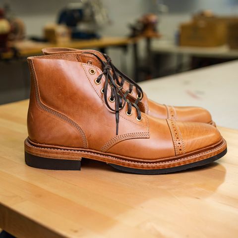 Oak Street Bootmakers Field Boot in Maryam Natural Horsebutt