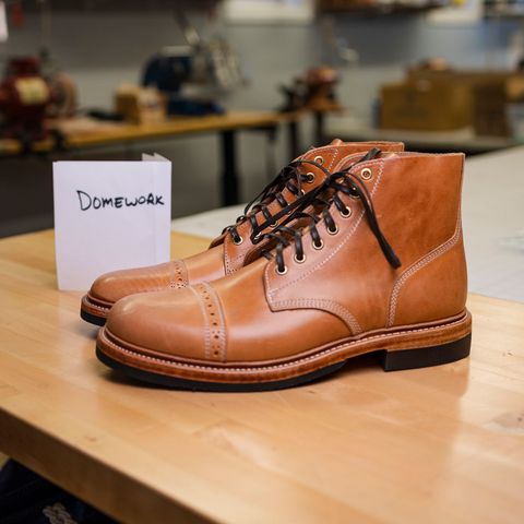 Oak Street Bootmakers Field Boot in Maryam Natural Horsebutt