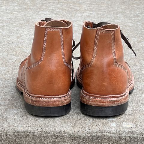 View photo of Oak Street Bootmakers Field Boot in Maryam Natural Horsebutt