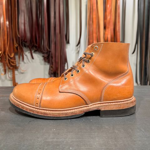 View photo of Oak Street Bootmakers Field Boot in Maryam Natural Horsebutt