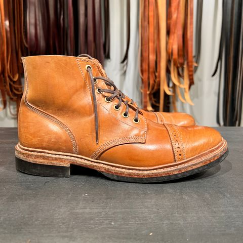 View photo of Oak Street Bootmakers Field Boot in Maryam Natural Horsebutt