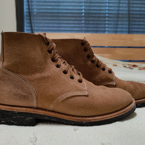 View photo of Oak Street Bootmakers Field Boot in Horween Marine Field Roughout