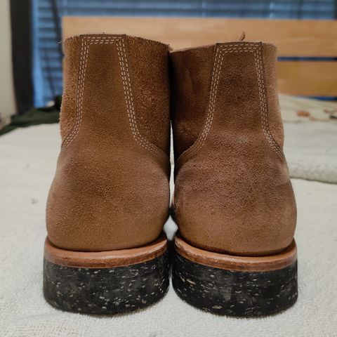 View photo of Oak Street Bootmakers Field Boot in Horween Marine Field Roughout