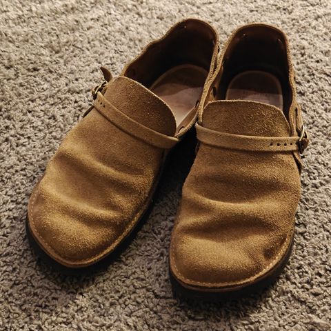 View photo of Oak Street Bootmakers Country Loafer in Horween Natural Chromexcel Roughout