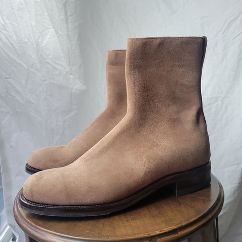Viberg Herald in Eco Veg Fallow Suede Roughout