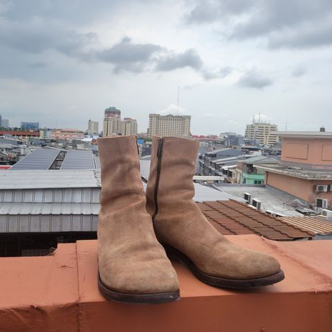 Viberg Herald in Eco Veg Fallow Suede Roughout