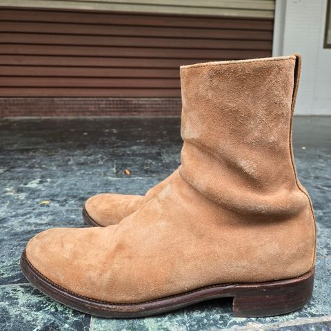 Viberg Herald in Eco Veg Fallow Suede Roughout
