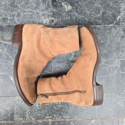 Viberg Herald in Eco Veg Fallow Suede Roughout