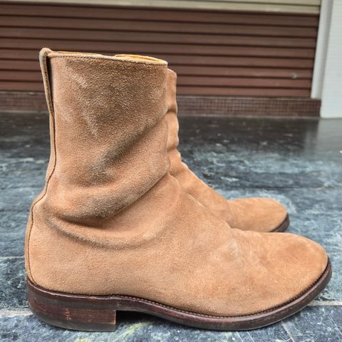 Viberg Herald in Eco Veg Fallow Suede Roughout