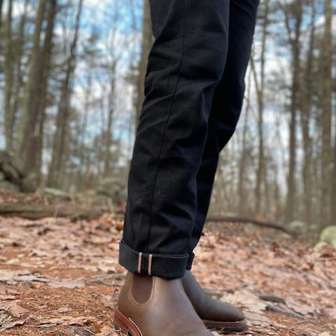 Benzein The Seventh Chelsea Boot in Horween Olive Waxed Flesh