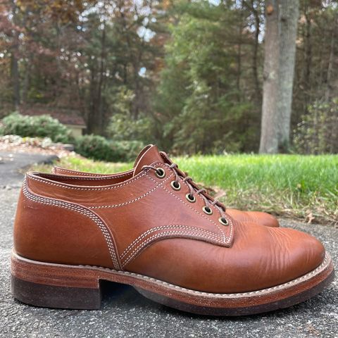 Onderhoud LVL01 Derby Boot in Badalassi Carlo Cognac Minerva