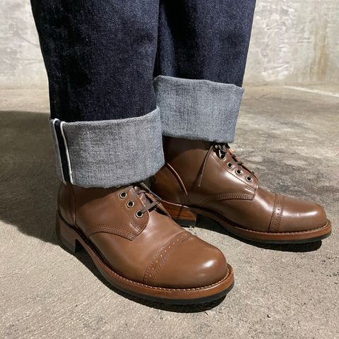 Julian Boots Bowery in Horween Cigar Shell Cordovan