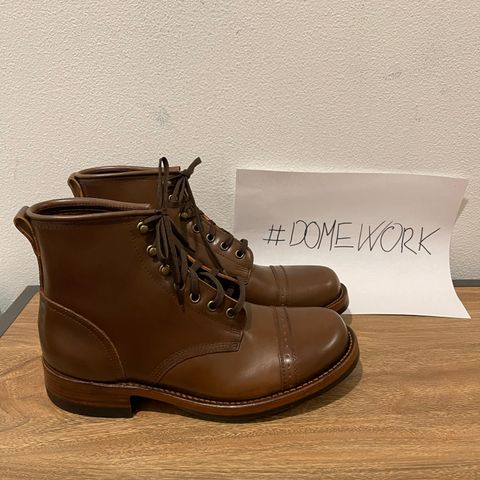 Julian Boots Bowery in Horween Cigar Shell Cordovan