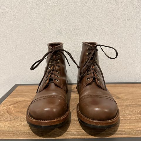 Julian Boots Bowery in Horween Cigar Shell Cordovan