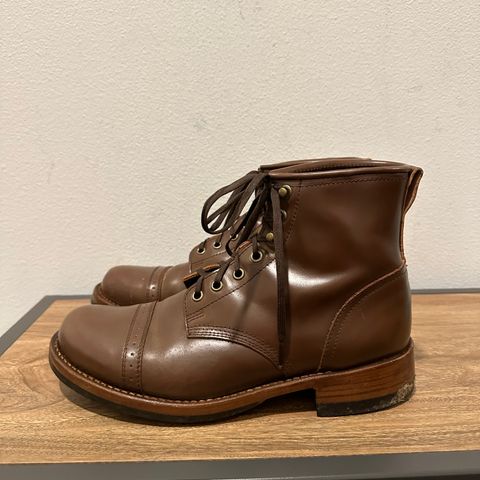 Julian Boots Bowery in Horween Cigar Shell Cordovan