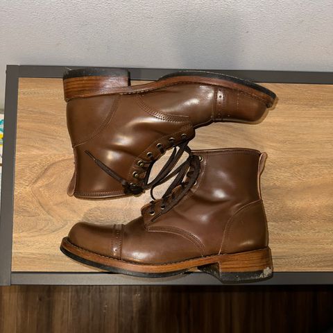 Julian Boots Bowery in Horween Cigar Shell Cordovan