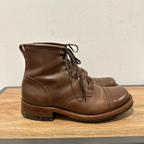 Julian Boots Bowery in Horween Cigar Shell Cordovan