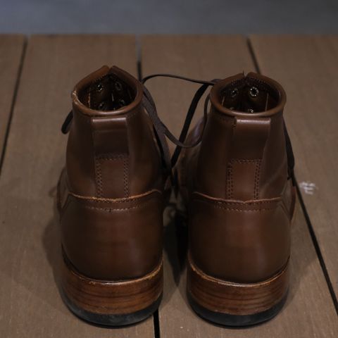 Julian Boots Bowery in Horween Cigar Shell Cordovan