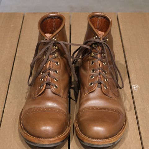 Julian Boots Bowery in Horween Cigar Shell Cordovan