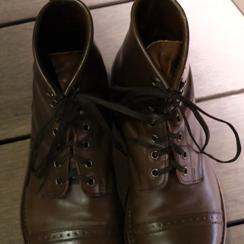 Julian Boots Bowery in Horween Cigar Shell Cordovan