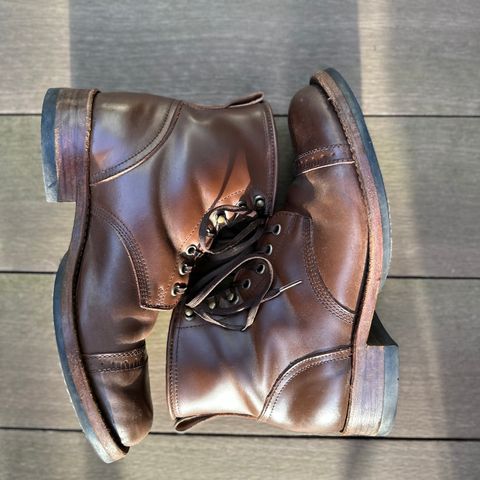 Julian Boots Bowery in Horween Cigar Shell Cordovan