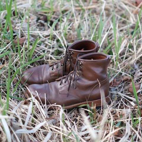 Julian Boots Bowery in Horween Cigar Shell Cordovan