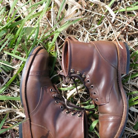 Julian Boots Bowery in Horween Cigar Shell Cordovan