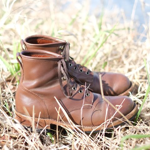 Julian Boots Bowery in Horween Cigar Shell Cordovan