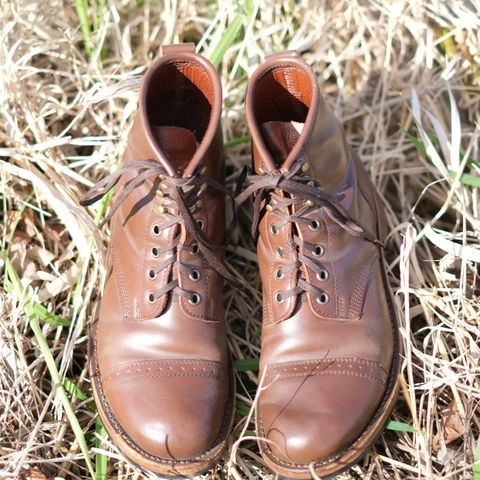Julian Boots Bowery in Horween Cigar Shell Cordovan