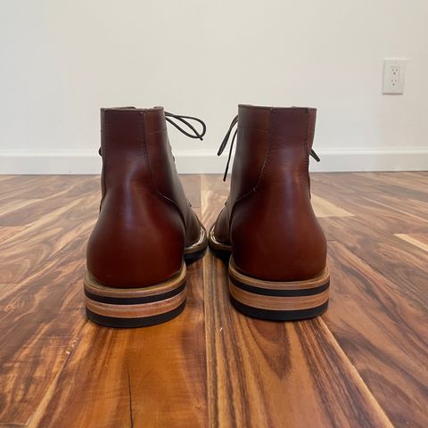 Christian Daniel Larry Lace Up Boot in Wickett & Craig Buck Brown Traditional Harness