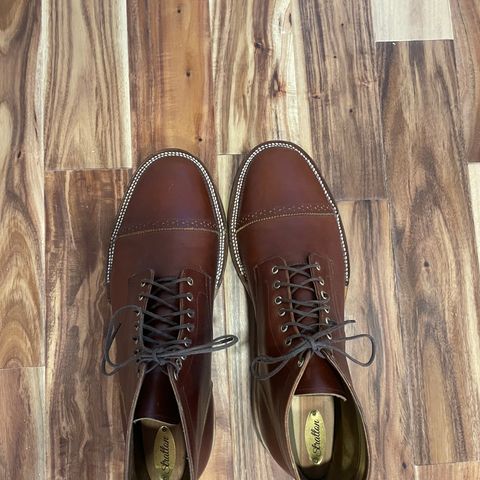 Christian Daniel Larry Lace Up Boot in Wickett & Craig Buck Brown Traditional Harness