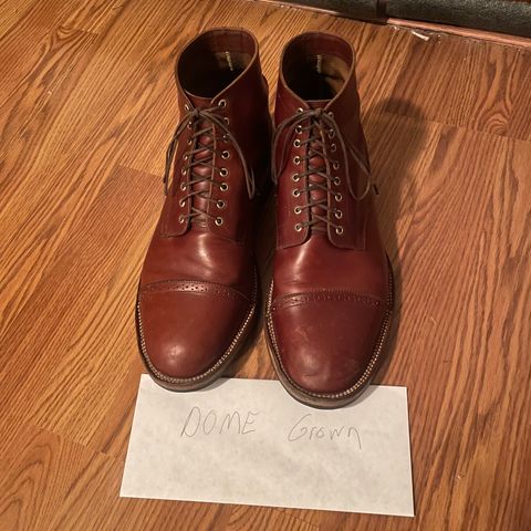 Christian Daniel Larry Lace Up Boot in Wickett & Craig Buck Brown Traditional Harness